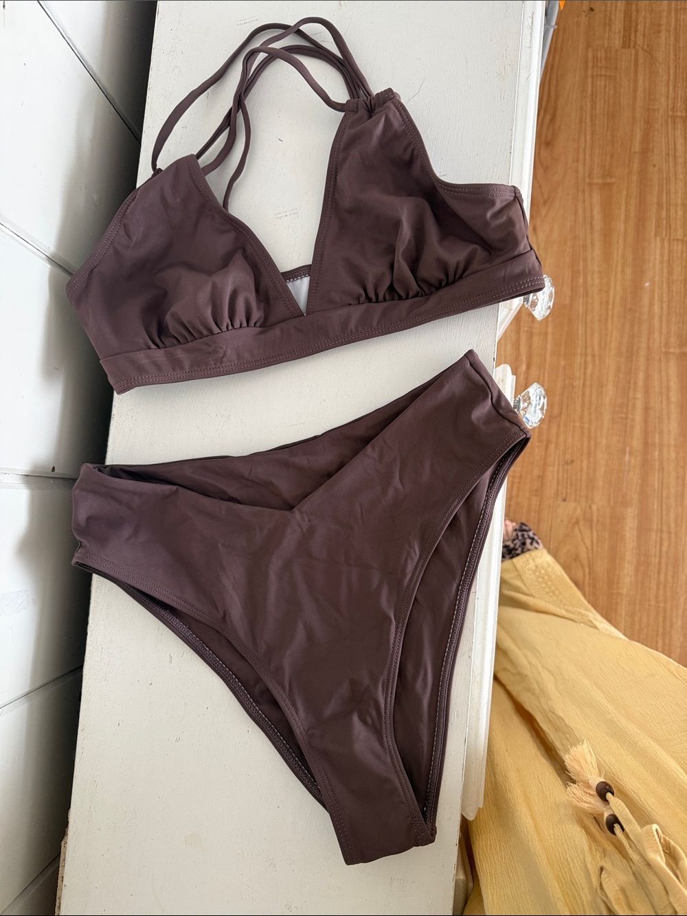 Brown Two-Piece Bikini Set